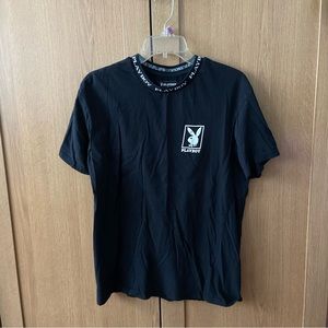 Black playboy t shirt